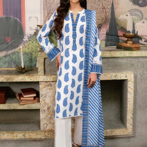 Printed - 3 Pc Khaddar Suit (Stitched)