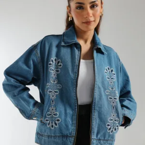 EMBROIDERED DENIM JACKET