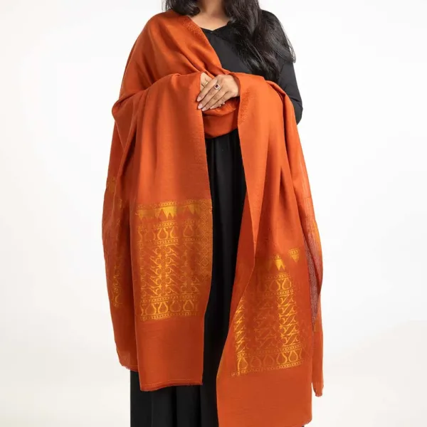 Rust Blended Zari Shaw